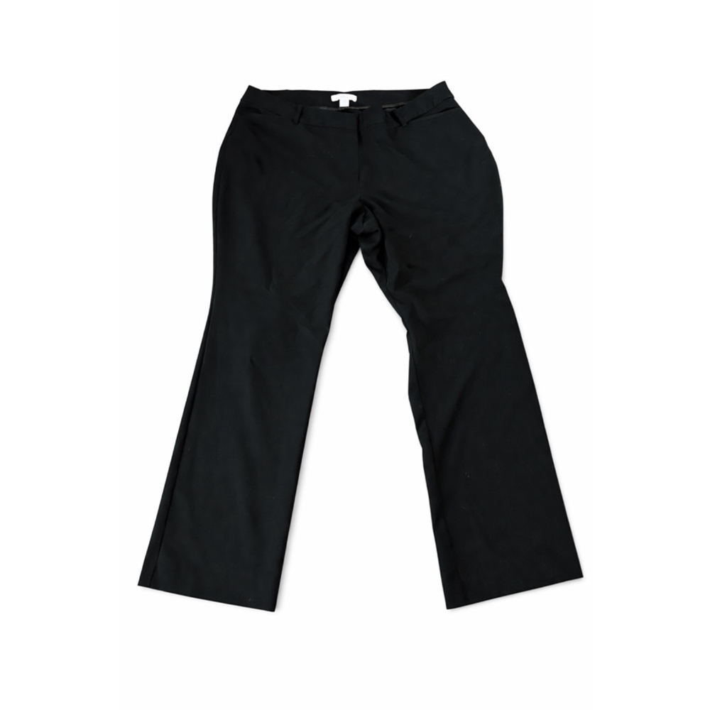 Liz Claiborne Women’s Black Audra Boot Cut & Flare Pants 20P
#031